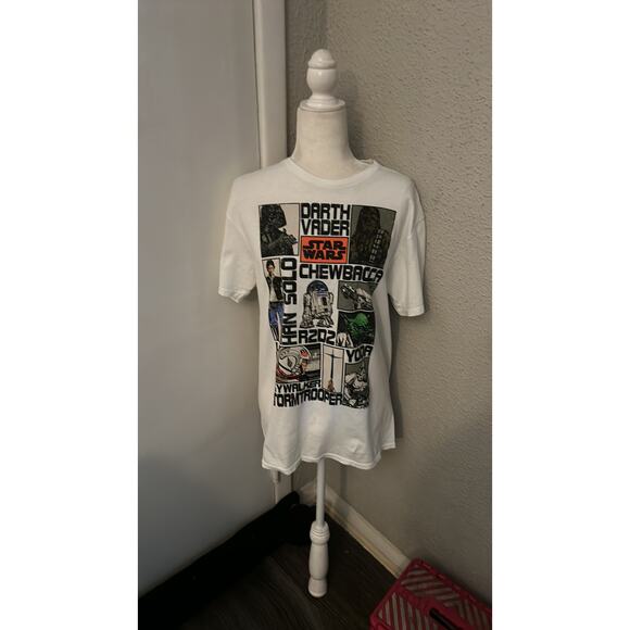 Star Wars Graphic Tee No Size SciFi Cosplay Comicon Yoda Chewbacca Han Solo - Picture 3 of 8